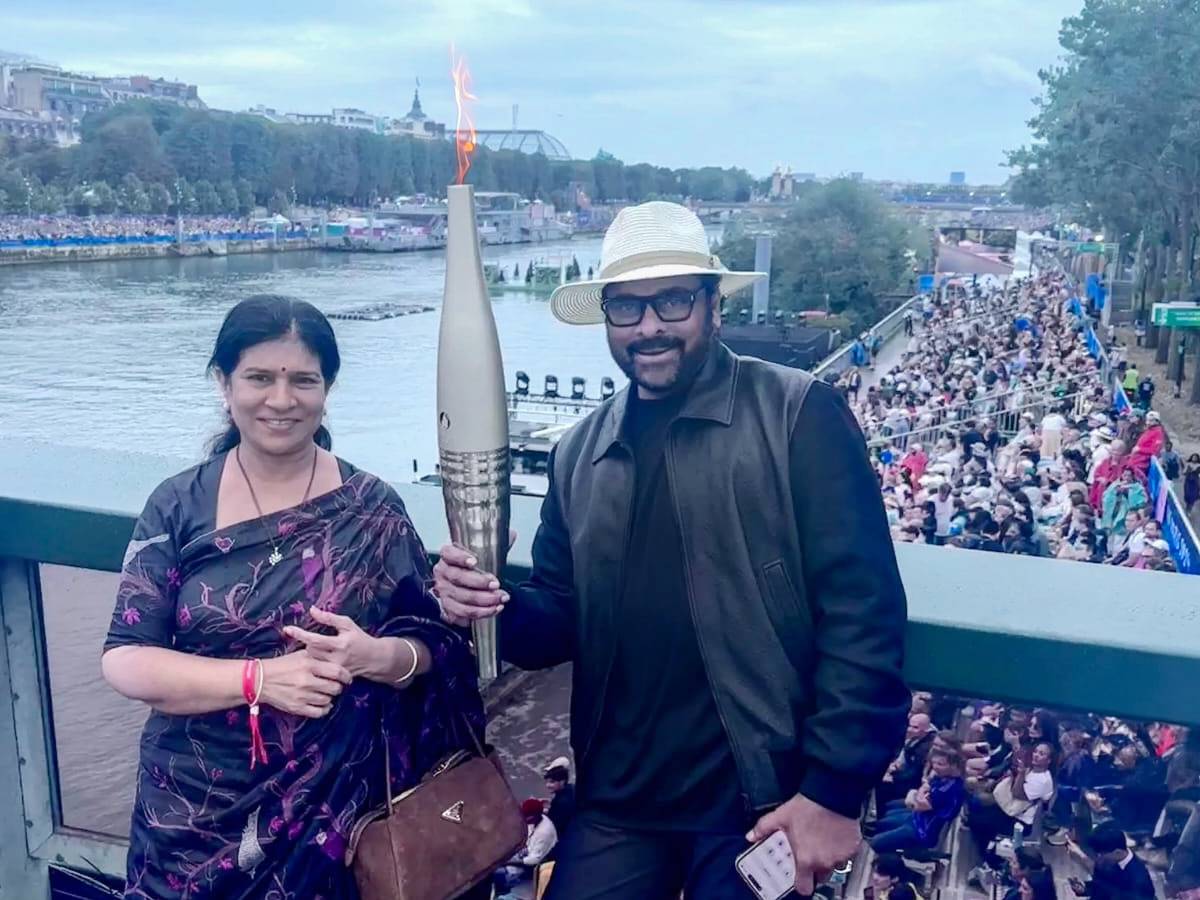 Chiranjeevi in Paris