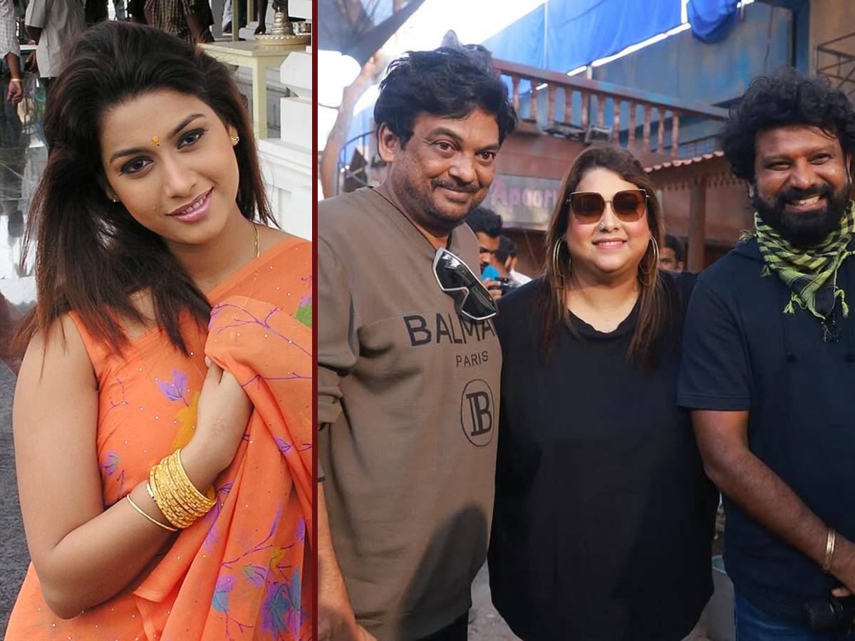 Rakshita with Puri Jagannadh