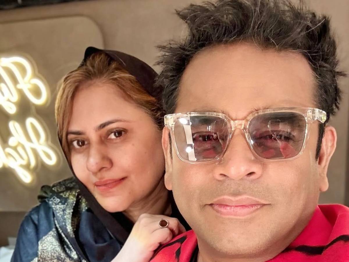 AR Rahman with Saira Bhanu