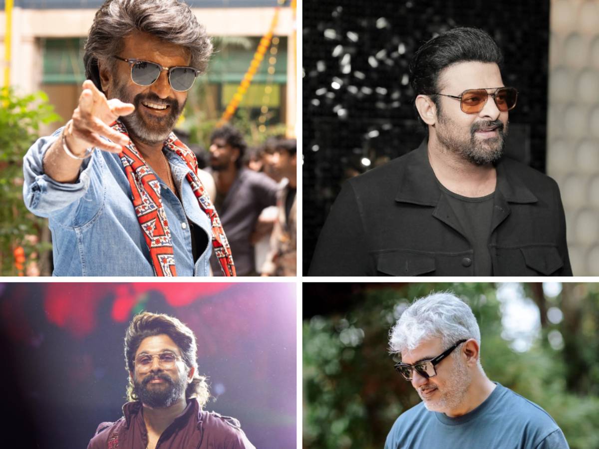 Rajinikanth, Prabhas, Allu Arjun, Ajith Kumar