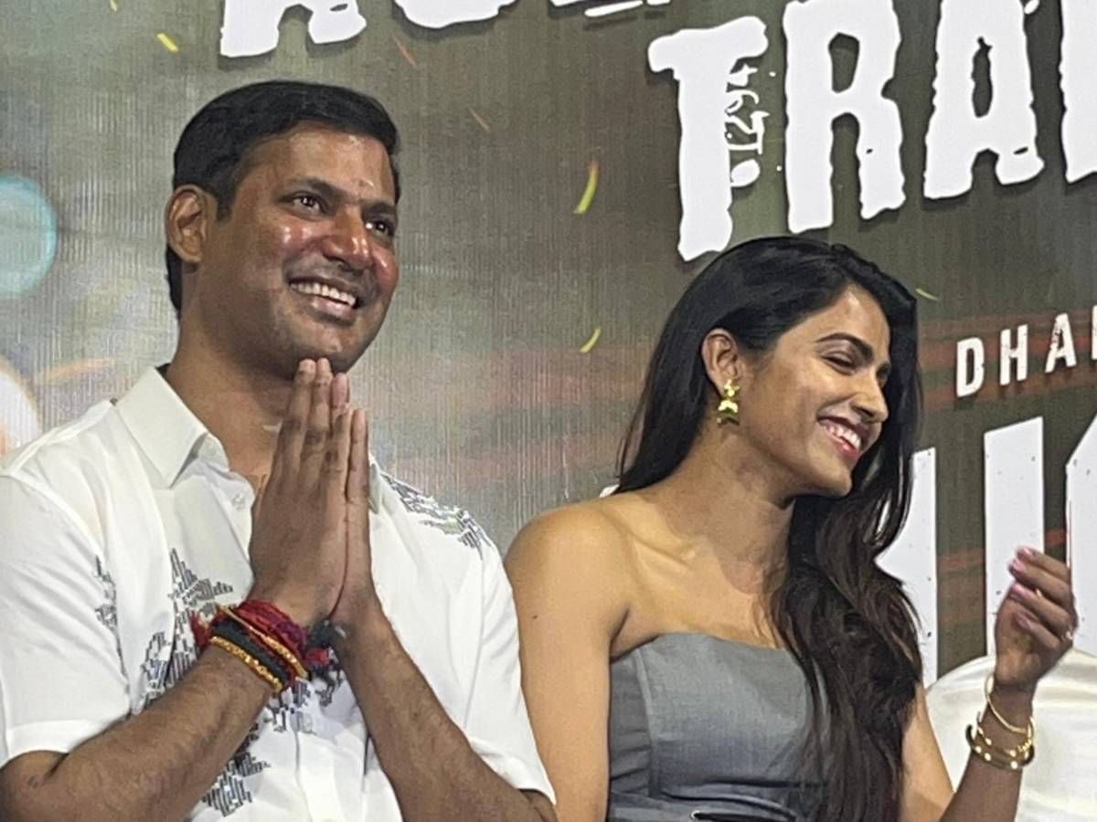 Vishal and Sai Dhansika