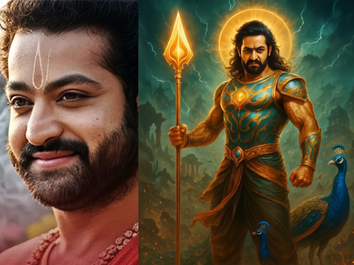 NTR's AI image as Lord Kartikeya
