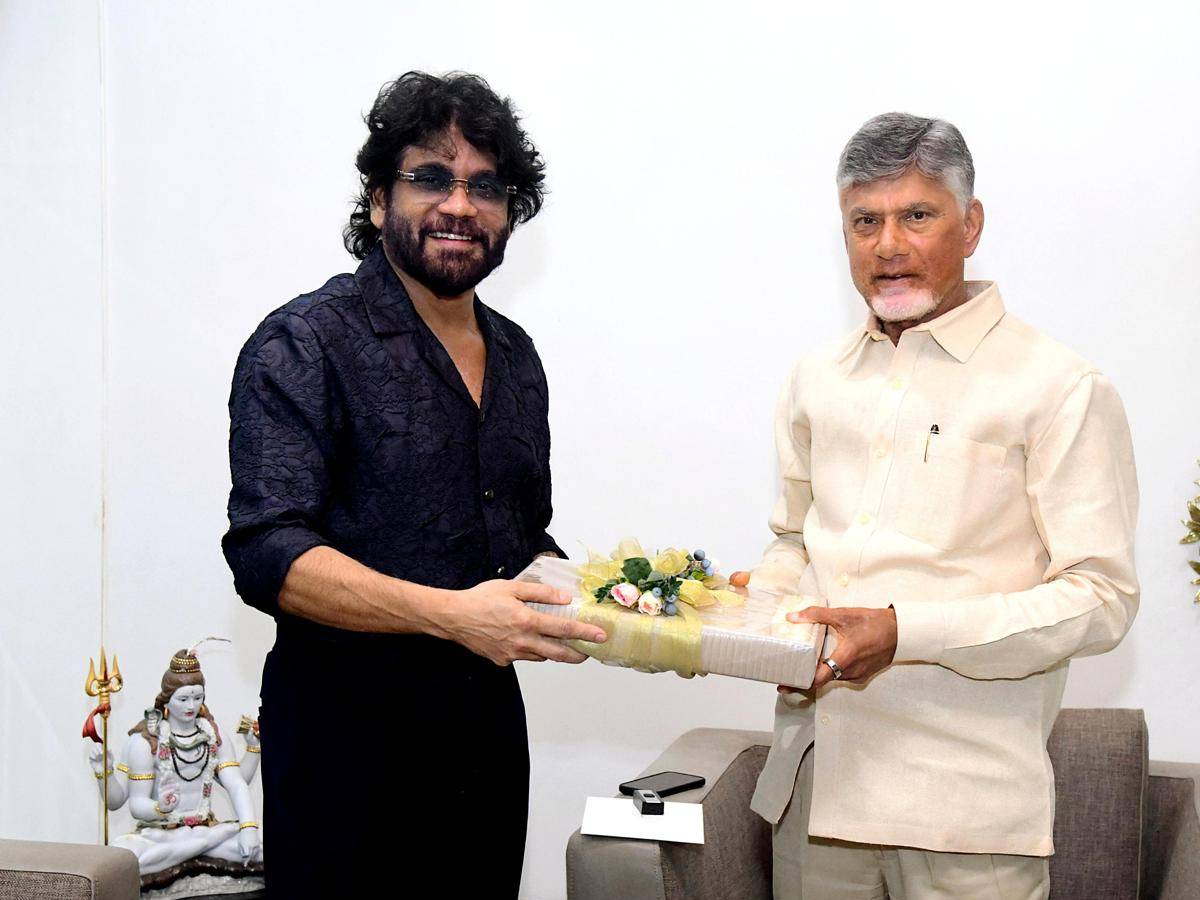 Akkineni Nagarjuna and Chandrababu Naidu